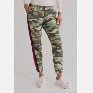 MOTHER The Misfit Side-Stripe Camo Pant
